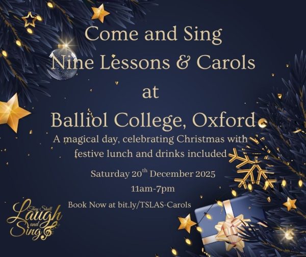 Come and Sing Nine Lessons and Carols, Oxford 20th December 2025