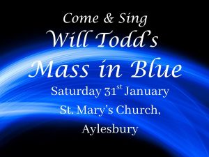 Come & Sing Mass in Blue 31st January 2026