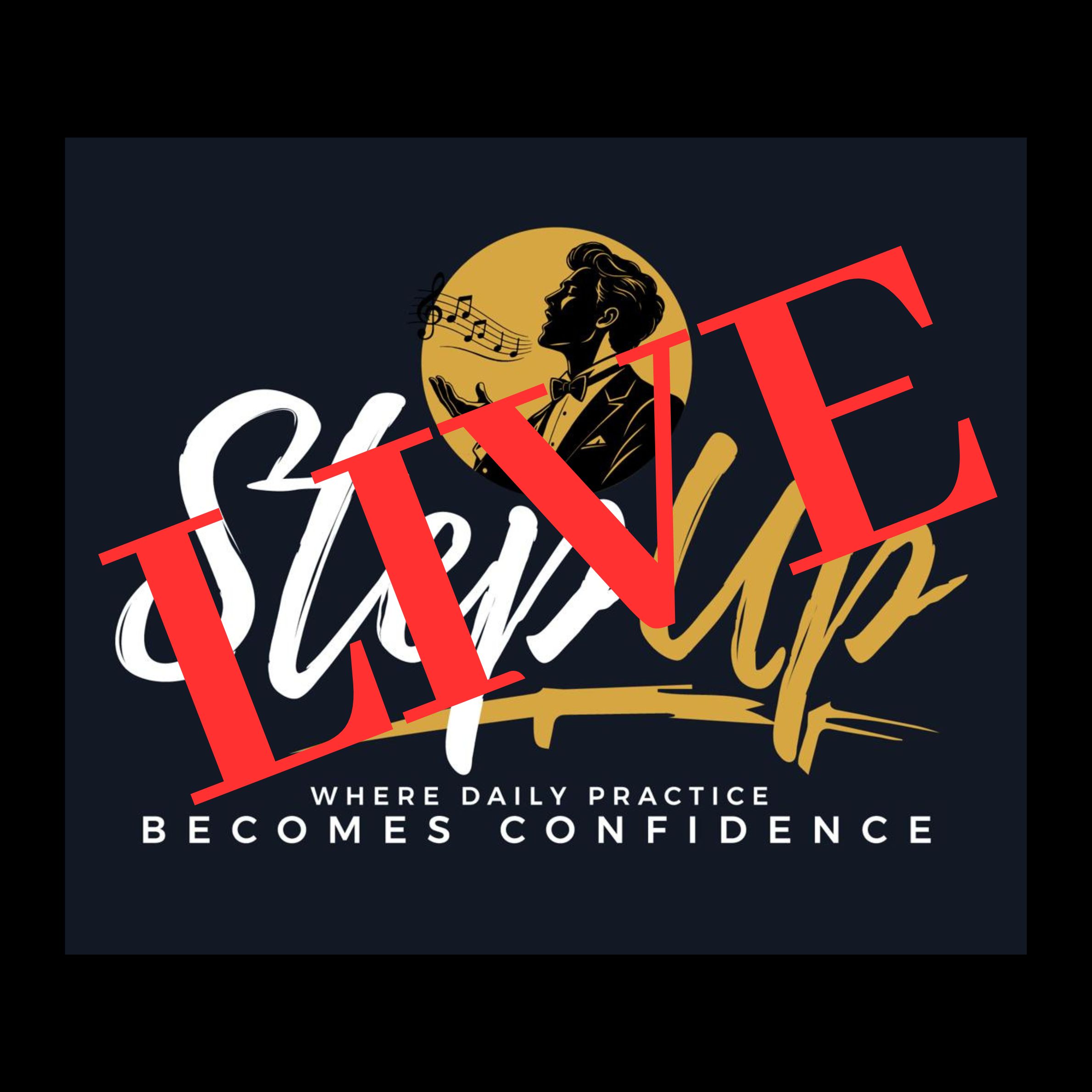 Step Up "Live" Group Vocal Training 30th September 7.30 pm